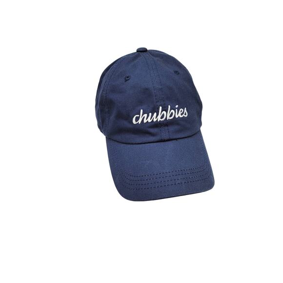 Chubbies Men's Baseball Cap Hat Embroidered Logo Adjustable Blue One Size - Picture 1 of 9